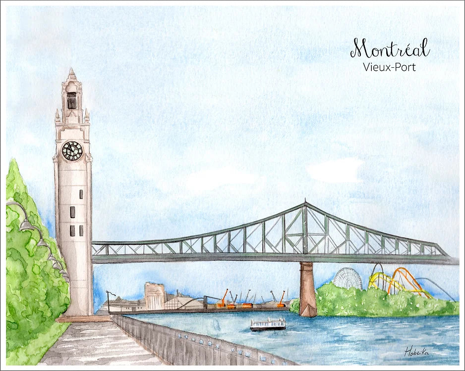 Affiche Montréal, Vieux-Port