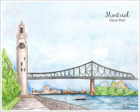 Affiche Montréal, Vieux-Port
