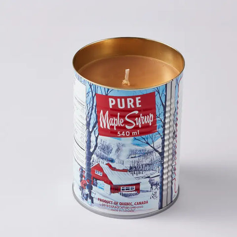 Bougie parfumée au sirop d'érable