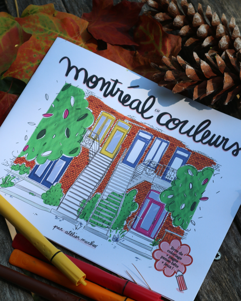 Livre à colorier Montréal en couleurs