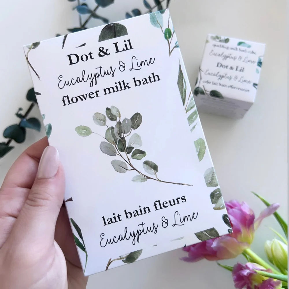 Sachet lait bain Eucalyptus & Citron vert