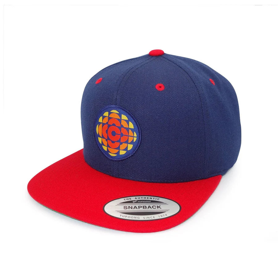 Casquette snapback rétro CBC 1974-86 à visière plate