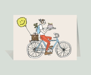 Carte de souhait Vélo anniversaire