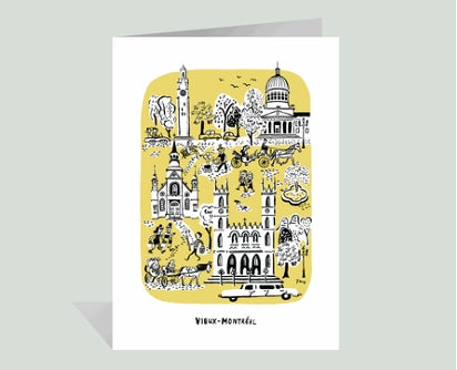 Carte de souhait Vieux Montréal