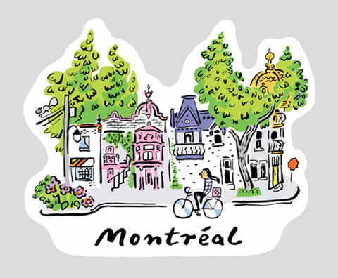 Autocollant Montréal Batisse