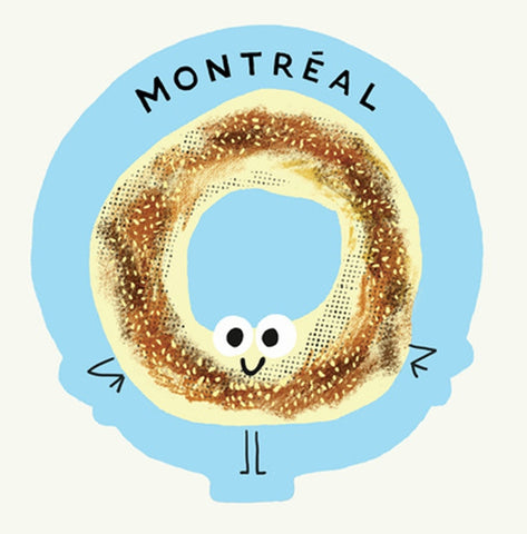 Autocollant Bagel