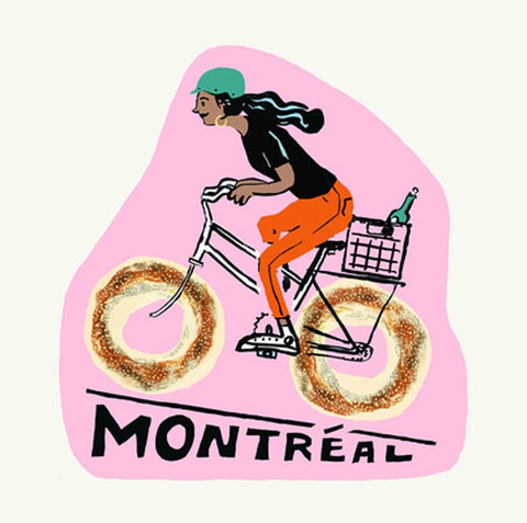 Autocollant Vélo bagel