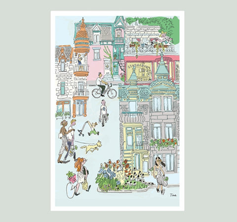 Carte postale Facades