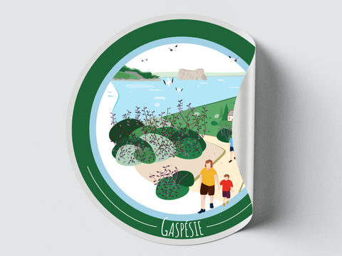 Autocollant La Gaspésie