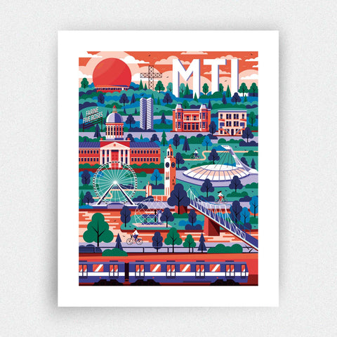 Affiche Montréal Horizon