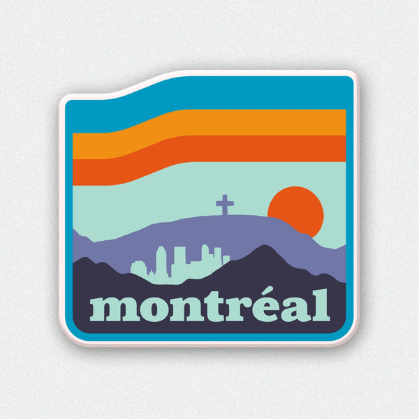 Aimant Rétro en acrylique de Montréal