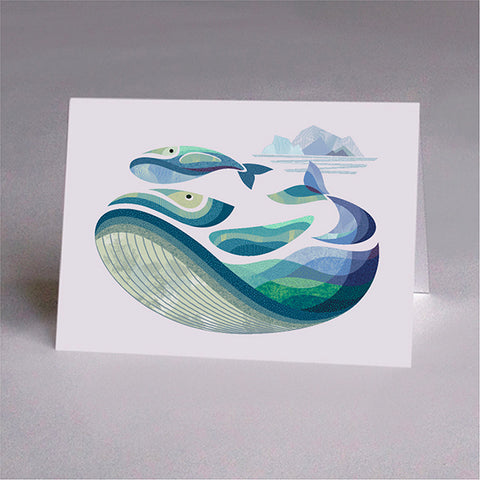 Carte de souhait Béatrice la baleine
