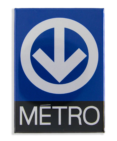 Aimant Logo Métro