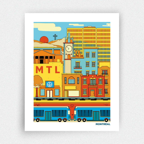 Affiche Midi de Montréal