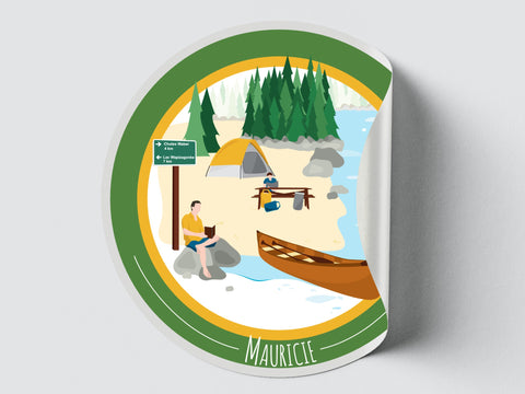 Autocollant Mauricie