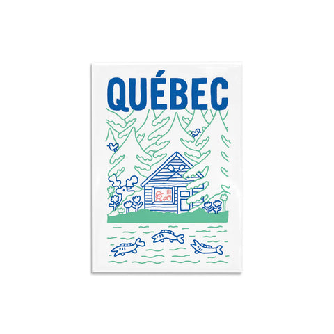 Aimant Cabane du Québec