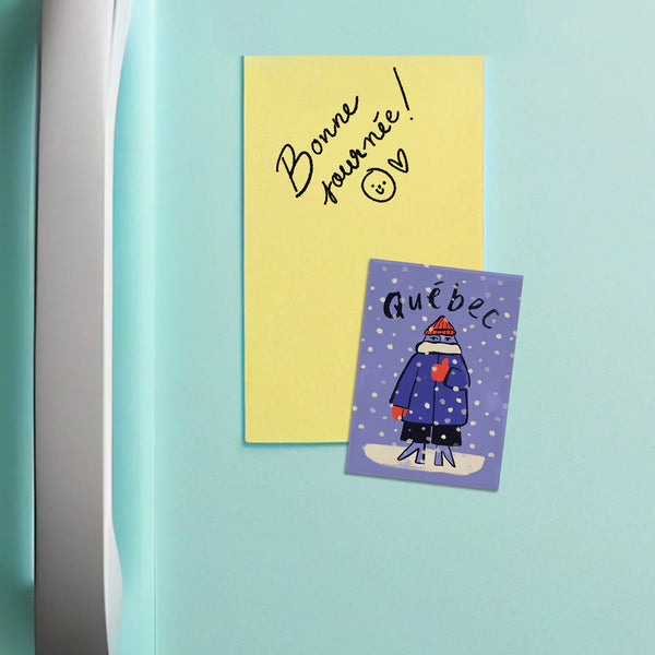 Aimant Québec en hiver