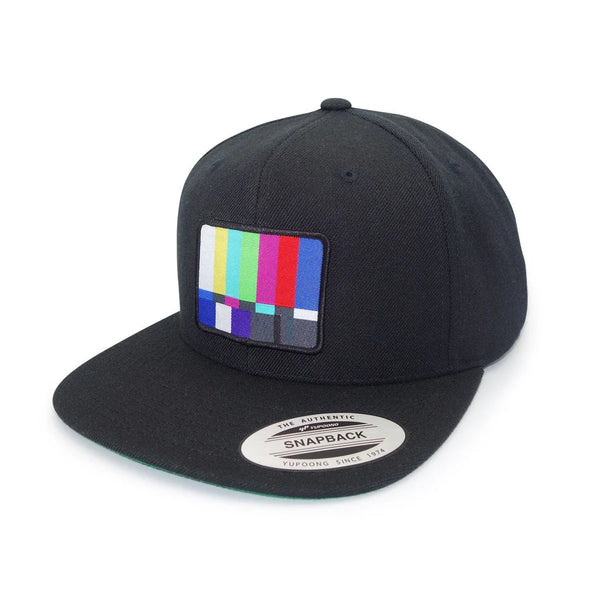 Difficultés techniques Casquette snapback noire à visière plate