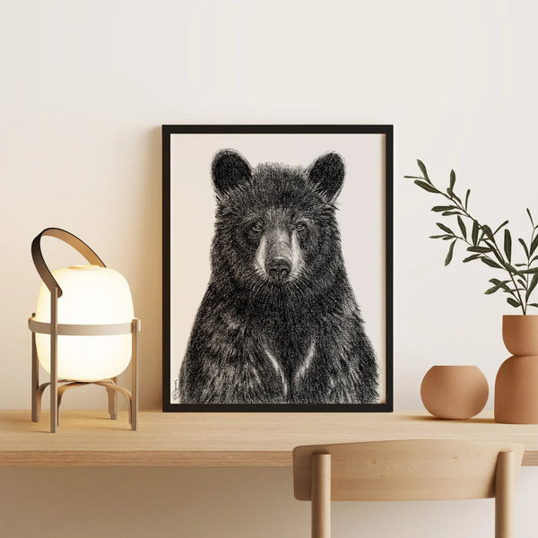 Affiche Ours Noir
