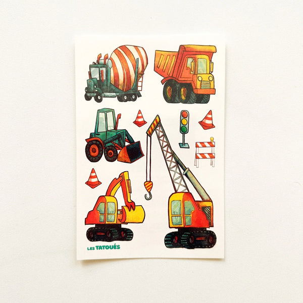 Tatouages temporaires - Les camions