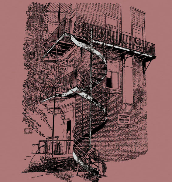 T-shirt Escalier