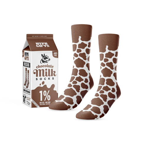 Chaussettes au lait chocolaté