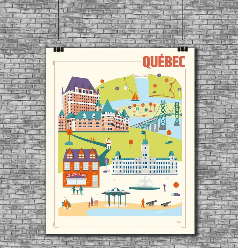 Affiche ville de Québec