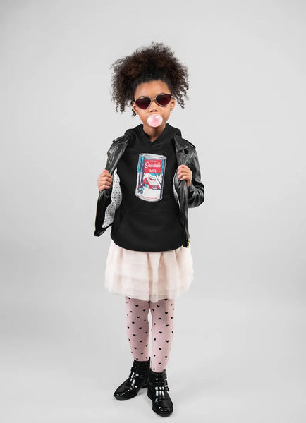 Coton ouater pour enfant noir Canne de sirop d'érable