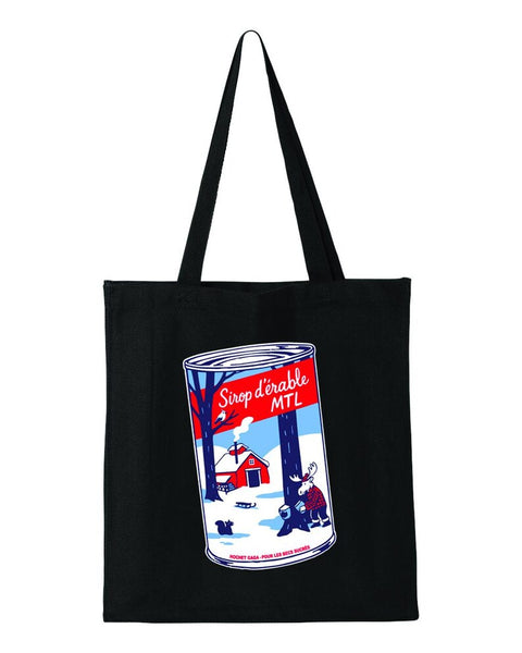 Sac d’épicerie canne d’érable