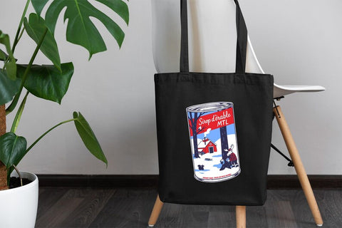 Sac d’épicerie canne d’érable