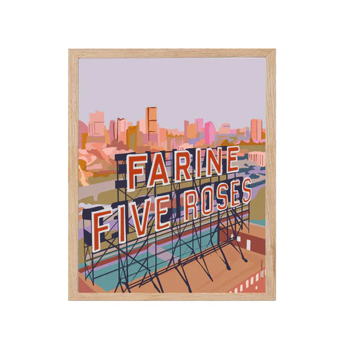 Affiche Montréal - Farine Five Roses