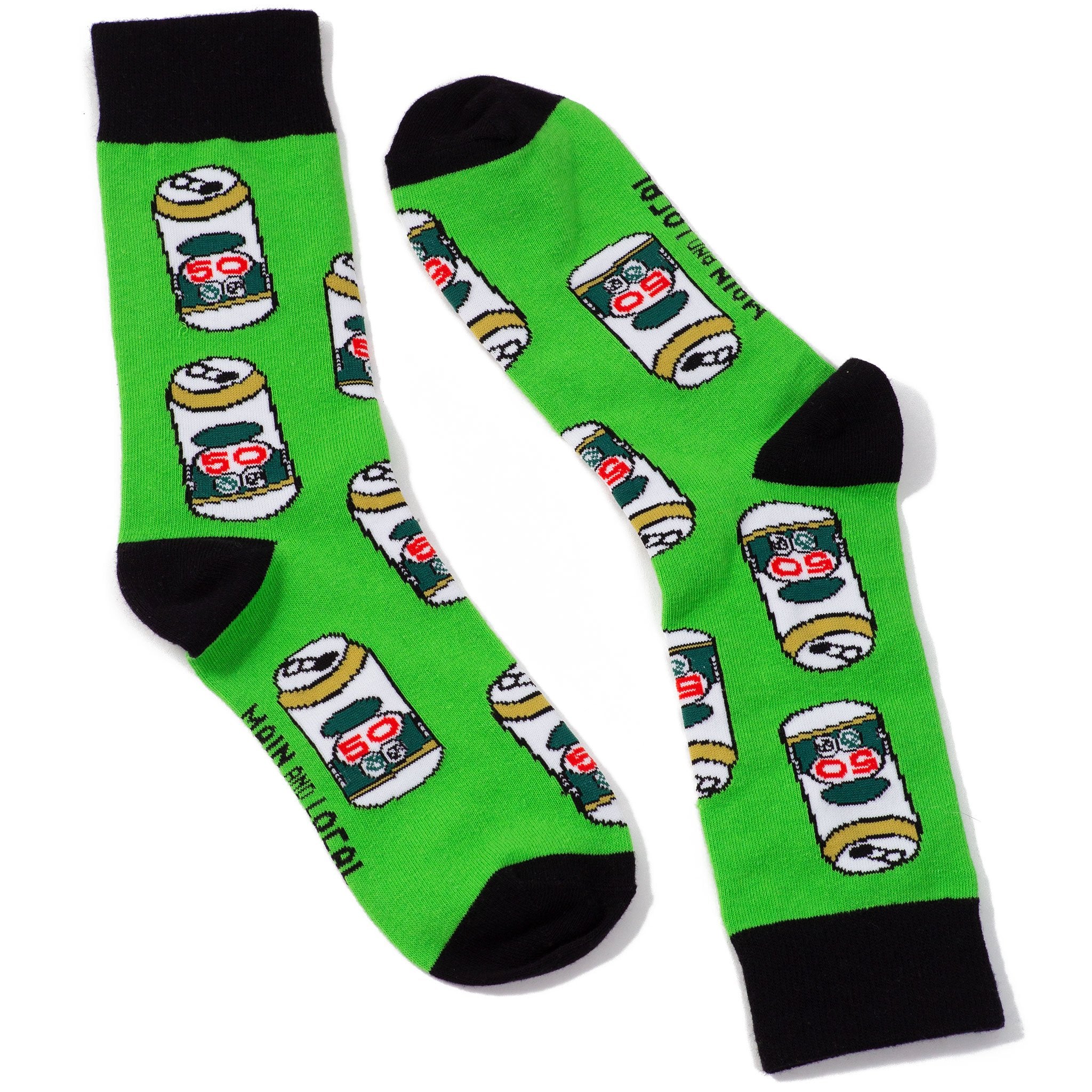 Chaussettes Canette de bière rétro