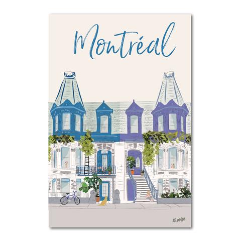 Carte postale Montréal - Carré Saint-Louis