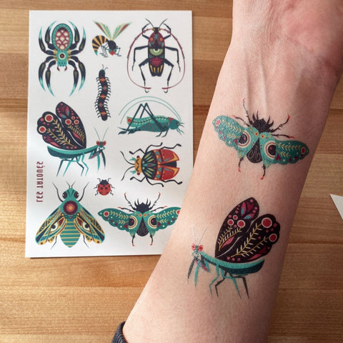 Tatouage Les insectes