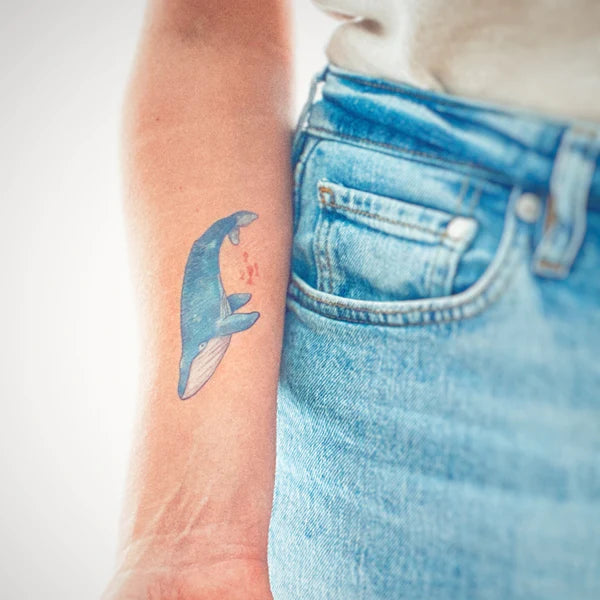 Tatouage Les baleines