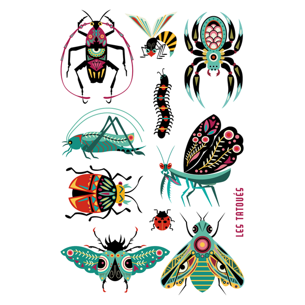 Tatouage Les insectes