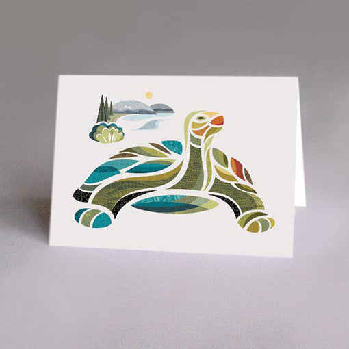 Carte de souhait Tom la tortue