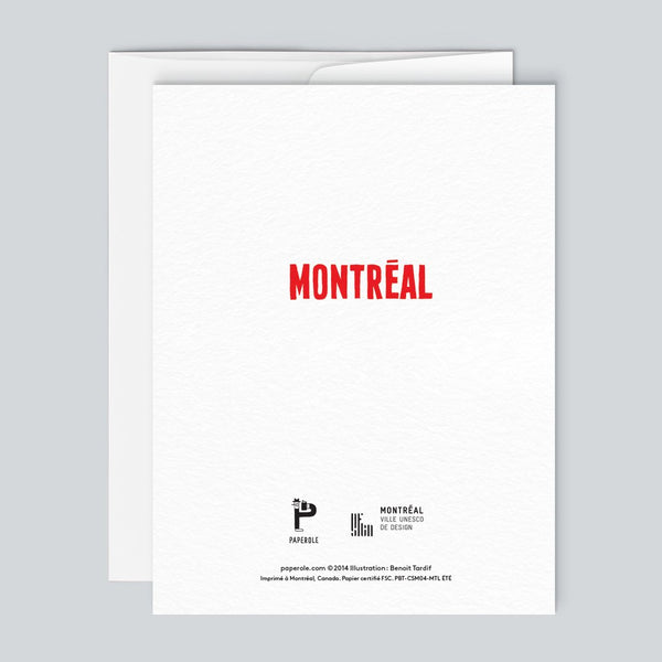 Carte de souhaits Montréal Été