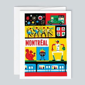 Carte de souhaits Montréal Été