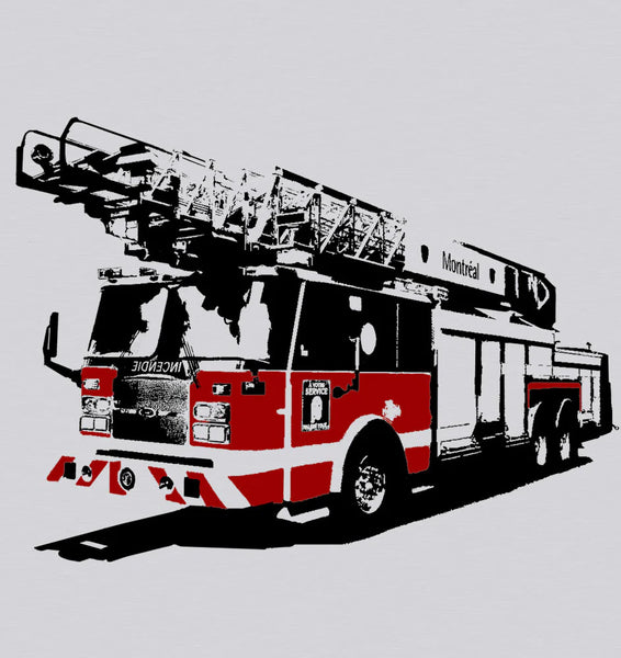 T-shirt enfant camion de pompier