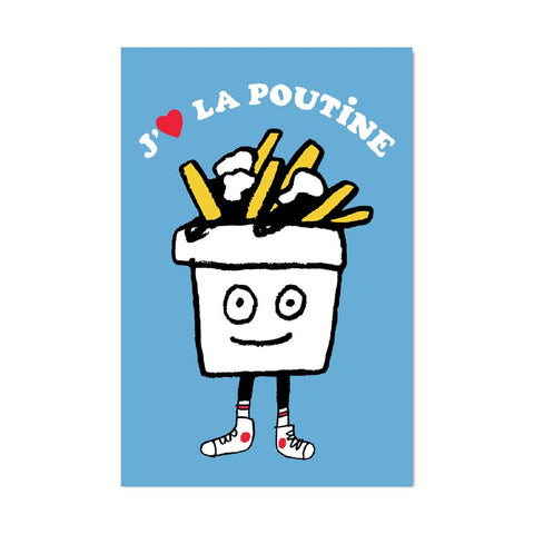 Carte postale Poutine