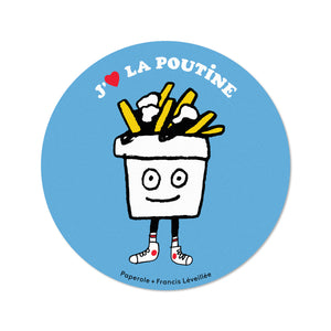 Autocollant Poutine