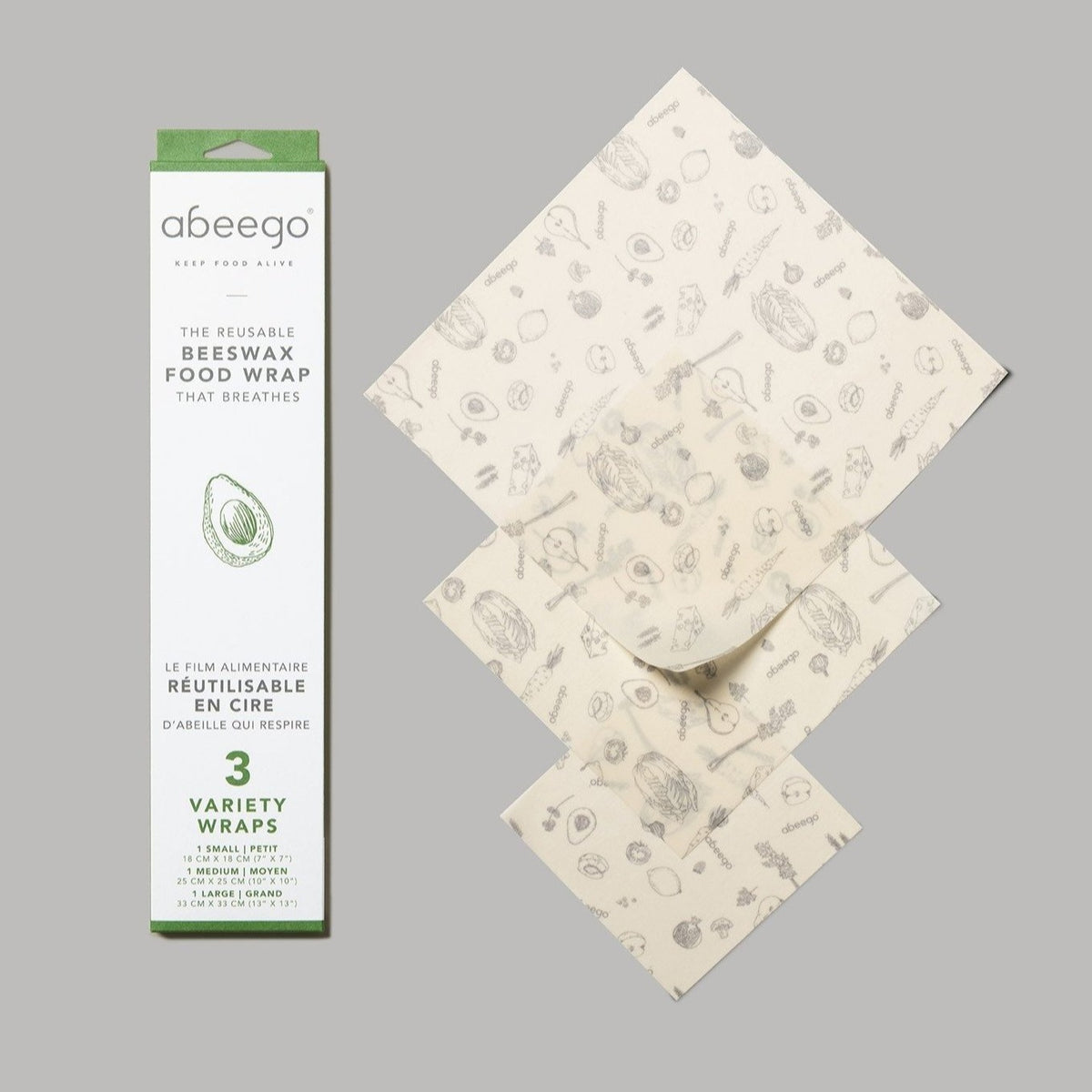 Feuille de cire d'abeille 3 formats