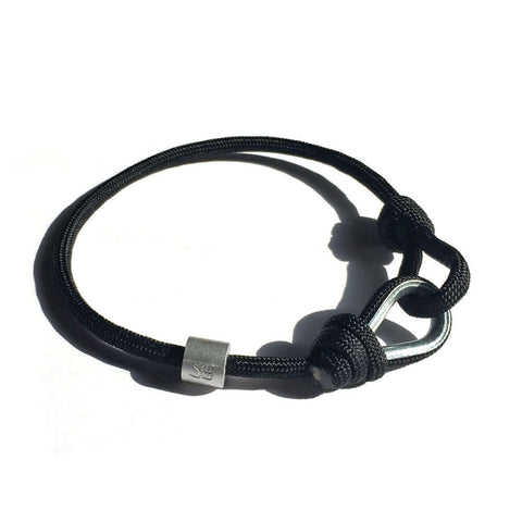 BRA312 - Bracelet en paracorde noir