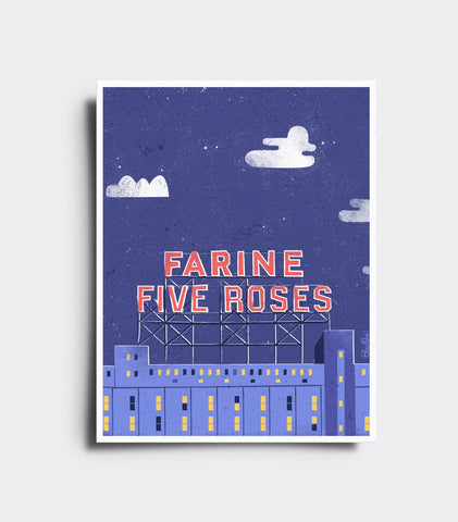 Carte postale Farine five roses