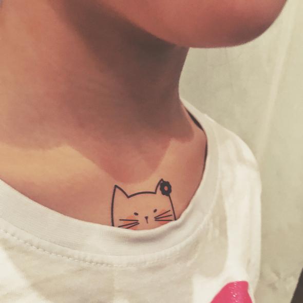 Tatouage Le Petit Chat