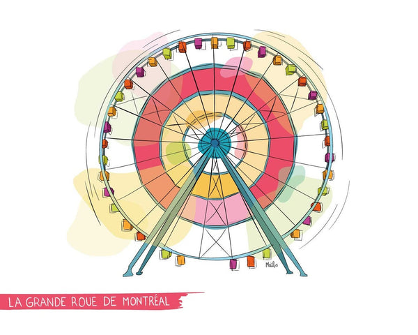 Affiche La Grande Roue de Montréal