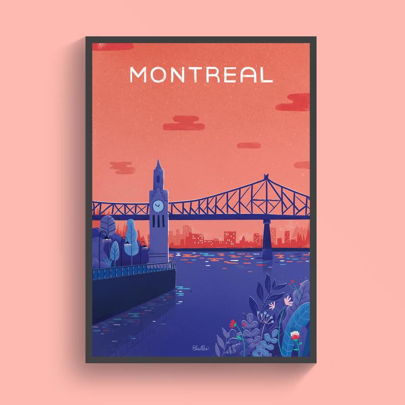Affiche Vieux-Port de Montréal