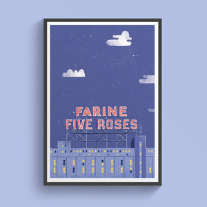 Affiche Five Roses de Montréal