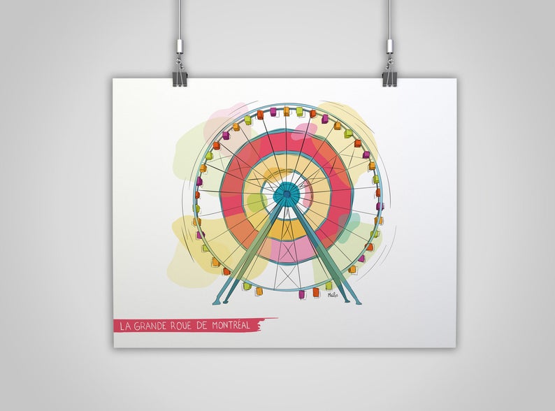 Affiche La Grande Roue de Montréal